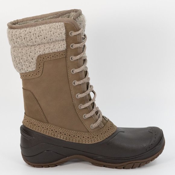 The North Face Women's Shellista II Mid 'Split Rock Brown' Winter Boots Snow - Picture 4 of 10